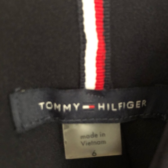 Tommy Hilfiger dark blue v-neck dress - Picture 4 of 4
